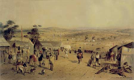 Forest Creek, Castlemaine, VIC c1852