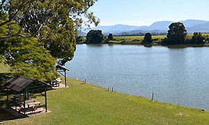 Stunning views from the upper rooms at the Tweed River Motel in Murwillumbah, QLD
