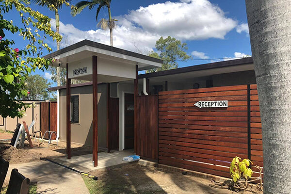 Reception at the Bororen Motel, QLD