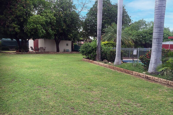 Stunning gardens of the Copper Gate Motel, QLD