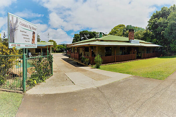 Welcome to the heritage-style Curtain Fig Motel, Yungaburra, QLD