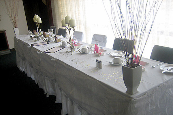 Wedding venue arrangements at the Golden Hills Motel, Bendigo, VIC