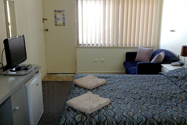 A room at the Grand Central Motel, Mount Gambier, SA