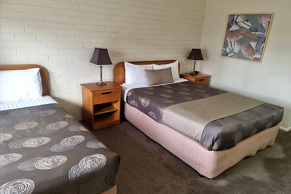 A room at the Hacienda Motel, Geelong, VIC