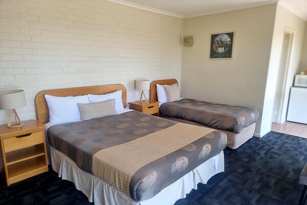 A room at the Hacienda Motel, Geelong, VIC