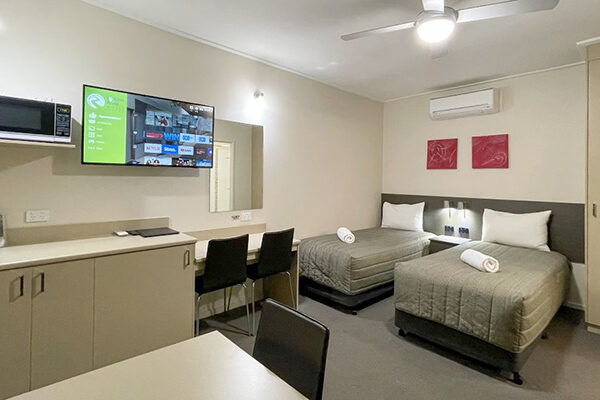 A room at the Loddon River Motel, Kerang, VIC