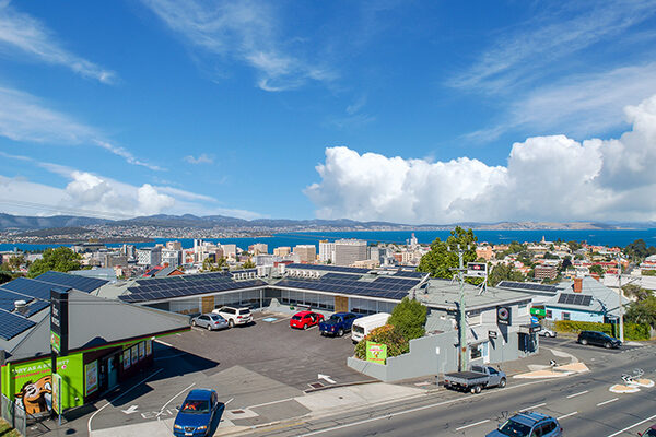 Parking at the Marquis Hotel Motel, Hobart, TAS