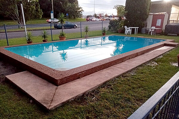 Swimming pool at the Mayfield Motel, NSW