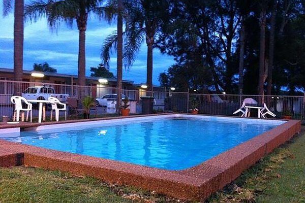 Swimming pool at the Mayfield Motel, NSW