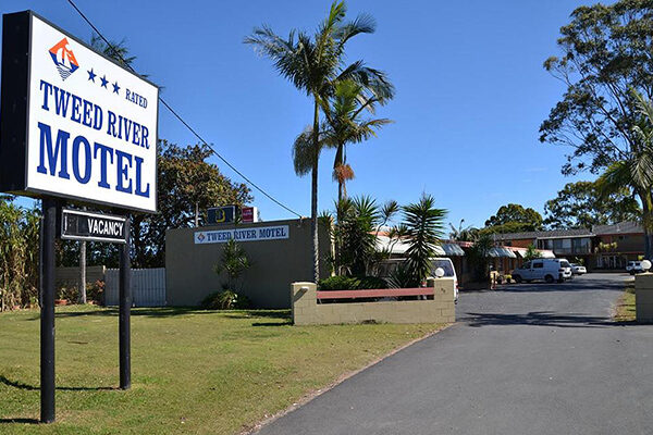 Entrance to the Tweed River Motel, Murwillumbah, NSW