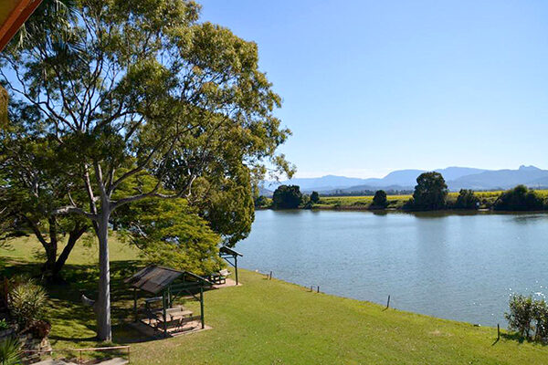 The captivating views from the Tweed River Motel, Murwillumbah, NSW
