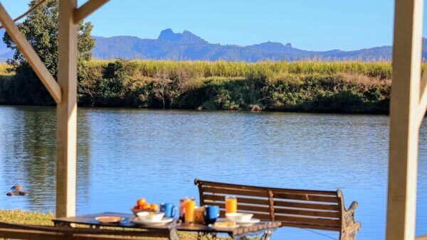 Imagine eating your breakfast with this stunning view! The Tweed River Motel, Murwillumbah, NSW
