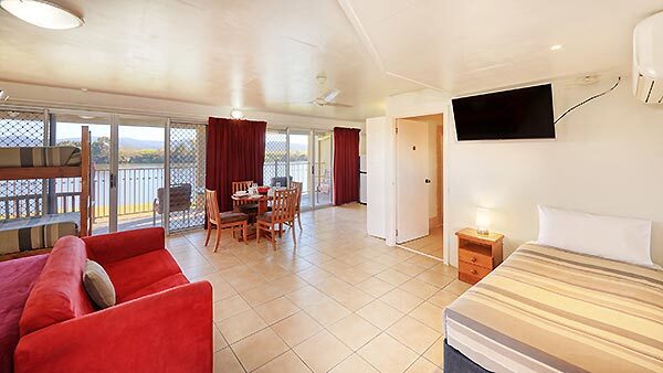 A larger room at the Tweed River Motel, Murwillumbah, NSW - Budget Motels